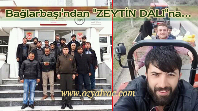 Bağlarbaşı Köyü’nden “Zeytin Dalı”na Bağış Desteği