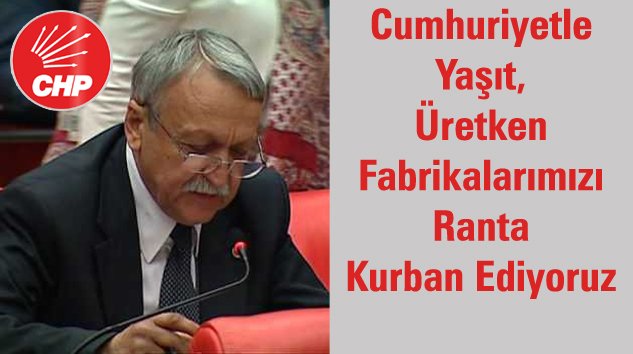 Bakır’dan Şeker Fabrikalarının Özelleştirilmesine Tepki