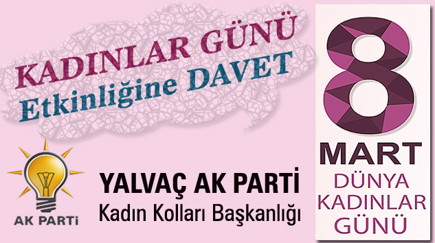 Ak Parti’den Kadınlar Gününe Özel Program