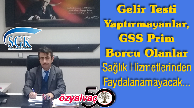 GSS PRİM BORÇLARI HAKKINDA ÖNEMLİ UYARI