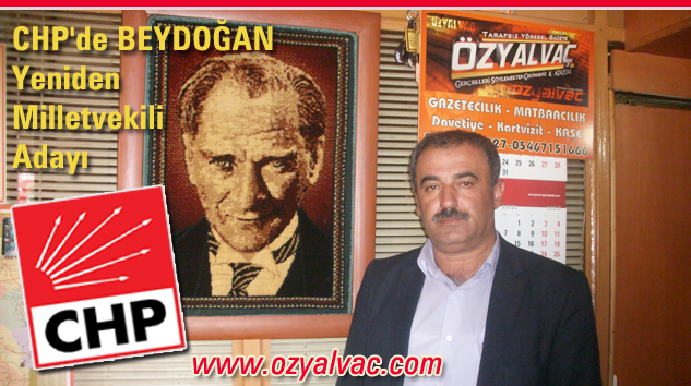 Ş.KARAAĞAÇ CHP İlçe Başkanı BEYDOĞAN İstifa Etti