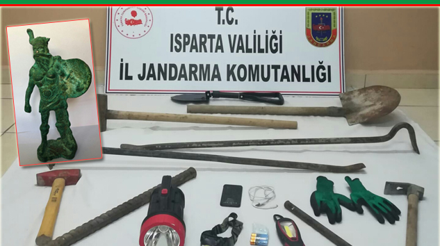 Tarihi Eser Kaçakçılarına Jandarma Engeli