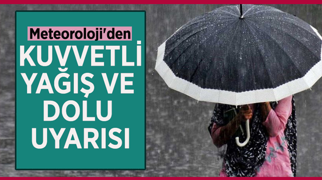 Meteoroloji DOLU Tehlikesine Karşı Uyardı