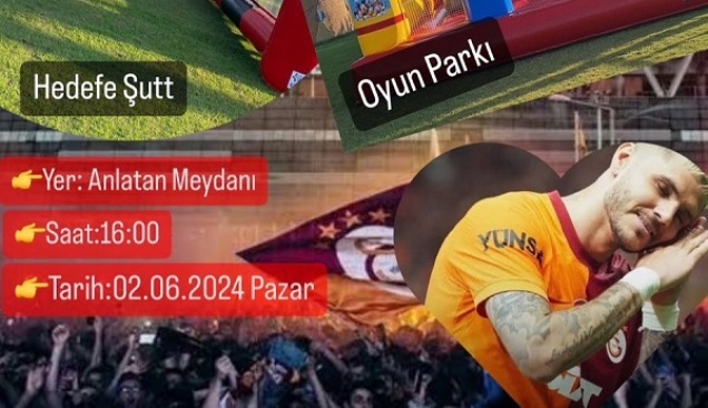 Dev Galatasaray şampiyonluk kutlaması saat 16.00’da Anlatan Meydan’da başlıyor