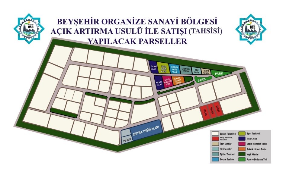 Isparta Yalvaç’a engel oladursun; Beyşehir OSB’de 3 Sanayi Parseli daha açık arttırma ile tahsis ihalesine çıkıyor