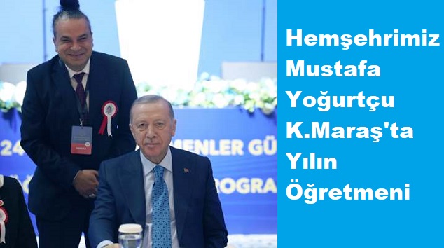 Yılın Öğretmenleri arasında bir Yalvaçlı: Mustafa Yoğurtçu