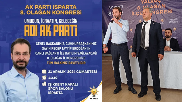 Ak Parti İlçe Başkanlığından KONGREYE DAVET!